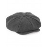MOD. B628:Charcoal Herringbone, 61% poliester / 16% wiskoza / 13% akryl / 10% Inne włókna, S/M